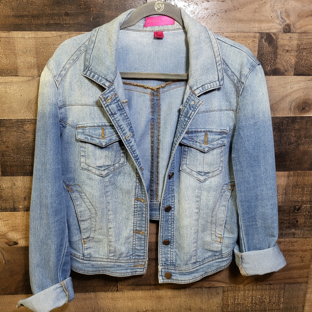 TINSELTOWN DENIM  WESTERN jean jacket size M